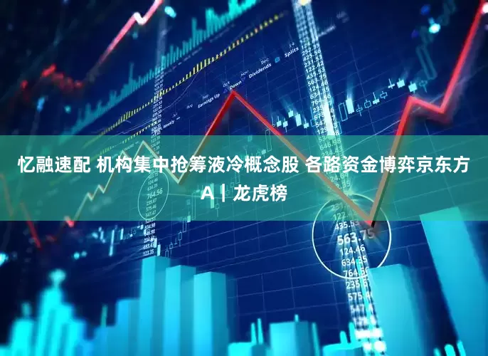 忆融速配 机构集中抢筹液冷概念股 各路资金博弈京东方A｜龙虎榜